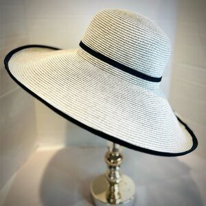NEW Stylish Straw Hat church wedding guest vacation cruise beach poolside